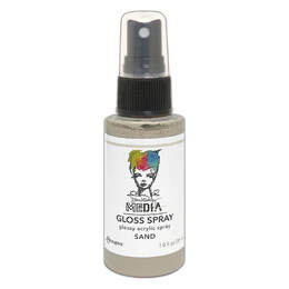 Dina Wakley Media Gloss Spray 1.9oz - Sand MDO73765