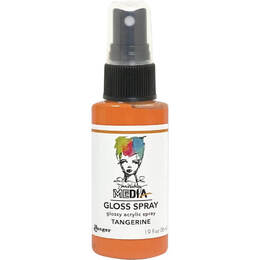 Dina Wakley Media Gloss Spray 1.9oz - Tangerine MDO73796