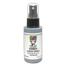 Dina Wakley Media Gloss Spray 1.9oz - Sterling MDO74274