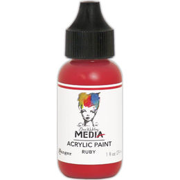 Dina Wakley Media Acrylic Paint - Ruby MDQ54078