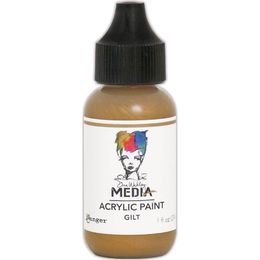 Dina Wakley Media Acrylic Paint - Gilt MDQ54139