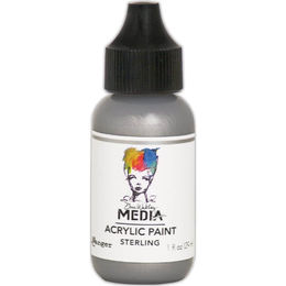 Dina Wakley Media Acrylic Paint - Sterling MDQ54153