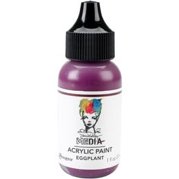 Dina Wakley Media Acrylic Paint 1oz - Eggplant MDQ59813