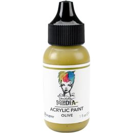 Dina Wakley Media Acrylic Paint 1oz - Olive MDQ59837