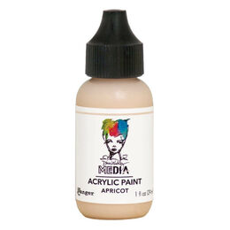Dina Wakley Media Acrylic Paint 1oz - Apricot MDQ65586