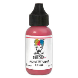 Dina Wakley Media Acrylic Paint 1oz - Rouge MDQ75189