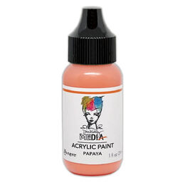 Dina Wakley Media Acrylic Paint 1oz - Papaya MDQ88233