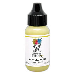 Dina Wakley Media Acrylic Paint 1oz - Sunshine MDQ88240