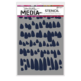 Dina Wakley Media Stencils - Petals MDS65036