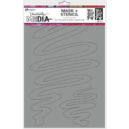 Dina Wakley Media Meandering Masks MDS74588