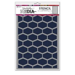 Dina Wakley Media Stencil - Lattice MDS77688