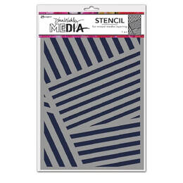 Dina Wakley Media Stencil - Angles MDS81579