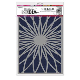 Dina Wakley Media Stencil - Sunshine MDS81654