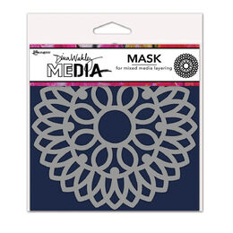 Dina Wakley Media Stencil and Mask - Pointy Doily MDS87717