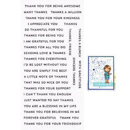 My Favorite Things - Clear Stamps - Bitty Thanks & Gratitude