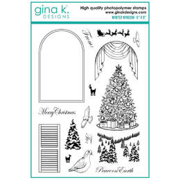Gina K Designs Stamps - Winter Window
