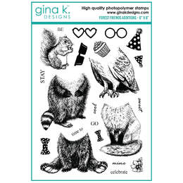 Gina K Designs Clear Stamps - Forest Friend Additions