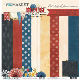 49 And Market Solids Paper Pad 12"X12" - Mouse & Co.