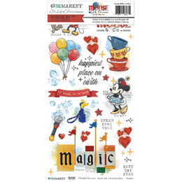 49 And Market Essential Rub-Ons 6"X12" - Mouse & Co.