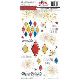 49 And Market Blendable Rub-Ons 6"X12" - Mouse & Co.