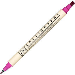 Zig Memory System Calligraphy - Pure Pink (2mm)