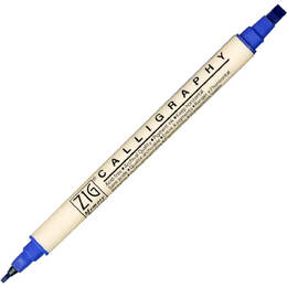 Zig Memory System Calligraphy - Pure Blue (2mm)
