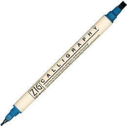 Zig Memory System Calligraphy - Teal (2mm/5mm)