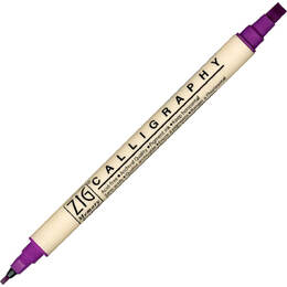 Zig Memory System Calligraphy - Fuchsia (2mm/5mm)