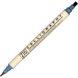 Zig Memory System Calligraphy - Steel Gray (2mm/5mm)
