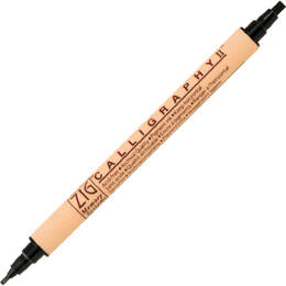 Zig Memory System Calligraphy II - Pure Black (2mm/3.5mm)