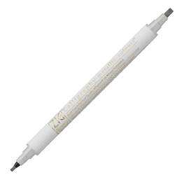 Zig Memory System Calligraphy Metallic Colours - Silver (2mm/3.5mm)