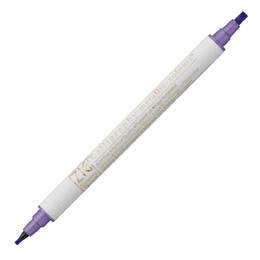 Zig Memory System Calligraphy Metallic Colours - Violet (2mm/3.5mm)