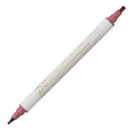 Zig Memory System Calligraphy Metallic Colours - Red (2mm/3.5mm)