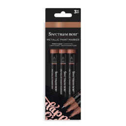 Spectrum Noir Metallic Paint Marker 3/PKg - Molten Copper