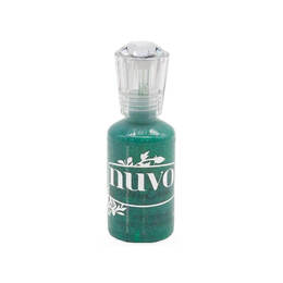 Nuvo Glitter Drops 1.1oz - Grotto Green