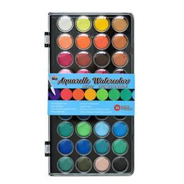 Yasutomo Niji Aquarelle 36 Color Watercolor Palette NWC36
