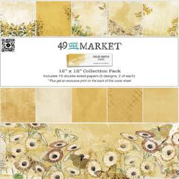 49 And Market Collection Pack 12"X12" - Color Swatch: Ochre