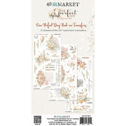 49 And Market Rub-On Transfer Set 6"X12" - One Perfect Day