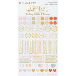 49 And Market Epoxy Stickers - One Perfect Day