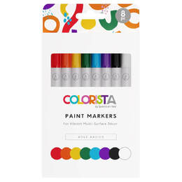Spectrum Noir Colorista Paint Marker 8/Pkg - Bold Basics