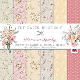 The Paper Boutique Paper Pad 8" x 8" - Bloomin Lovely