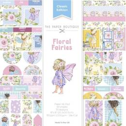 The Paper Boutique 8 in x 8 in Paper Kit Pad - Floral Fairies