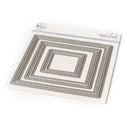 Pinkfresh Studio Essentials Dies - Stitched Squares PF024ES