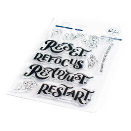 Pinkfresh Studio Clear Stamps 4"x6" - Reset PF104521