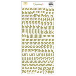Pinkfresh Studio - Chrysanthemum Collection - Mini Alpha Stickers 173022