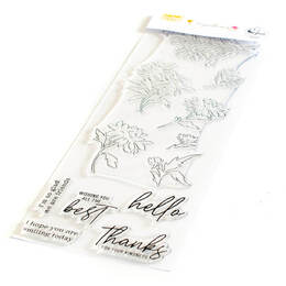 Pinkfresh Studio Clear Stamps - Chrysanthemum 173222