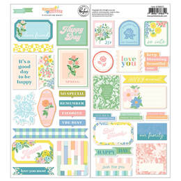 Pinkfresh Studio - Flower Market Collection - Cardstock Stickers 185623