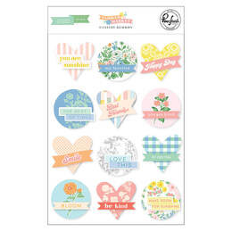 Pinkfresh Studio - Flower Market Collection - Layered Stickers 186223
