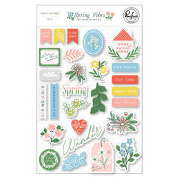 Pinkfresh Studio - Spring Vibes Collection - Puffy Stickers 188023