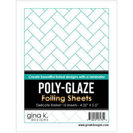 Gina K Designs Fancy Foil 6X8 12-pkg-twinkling Pink Holographic